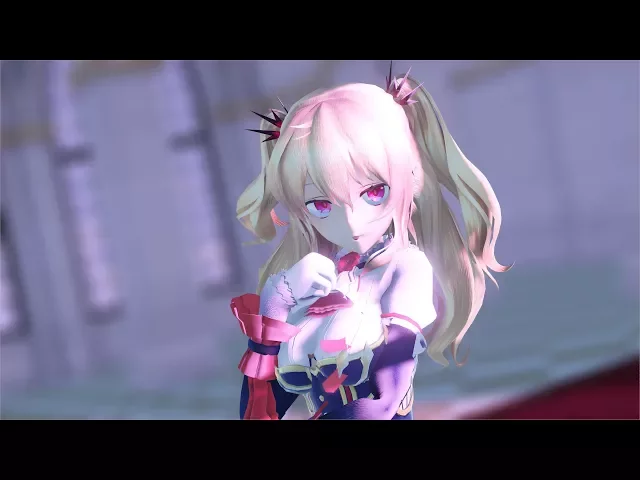【mmd】yyb式萌王ex德古拉短裙で「girls」 4k